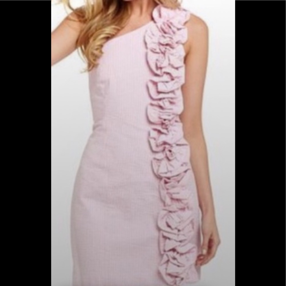 Lilly Pulitzer Vivienne Off Shoulder Dress.